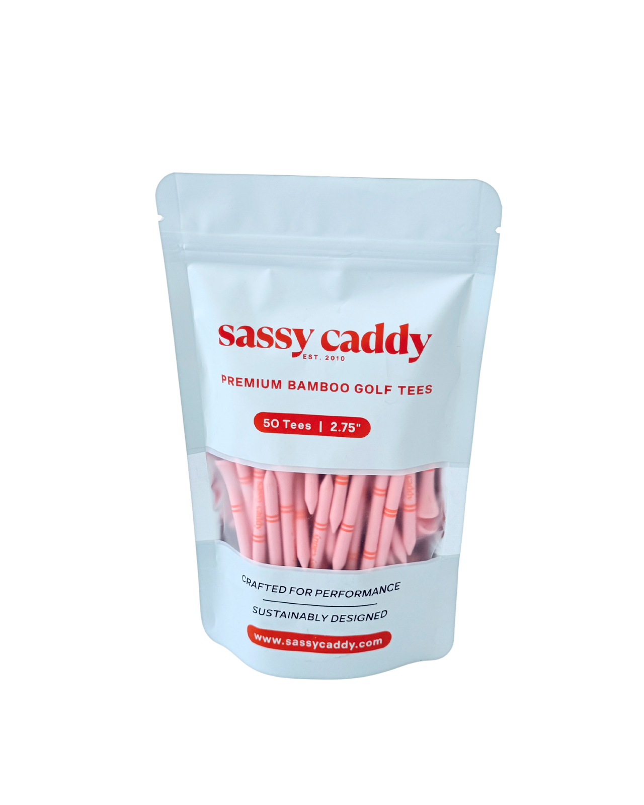 Sassy Caddy Golf Tees - Pack of 50