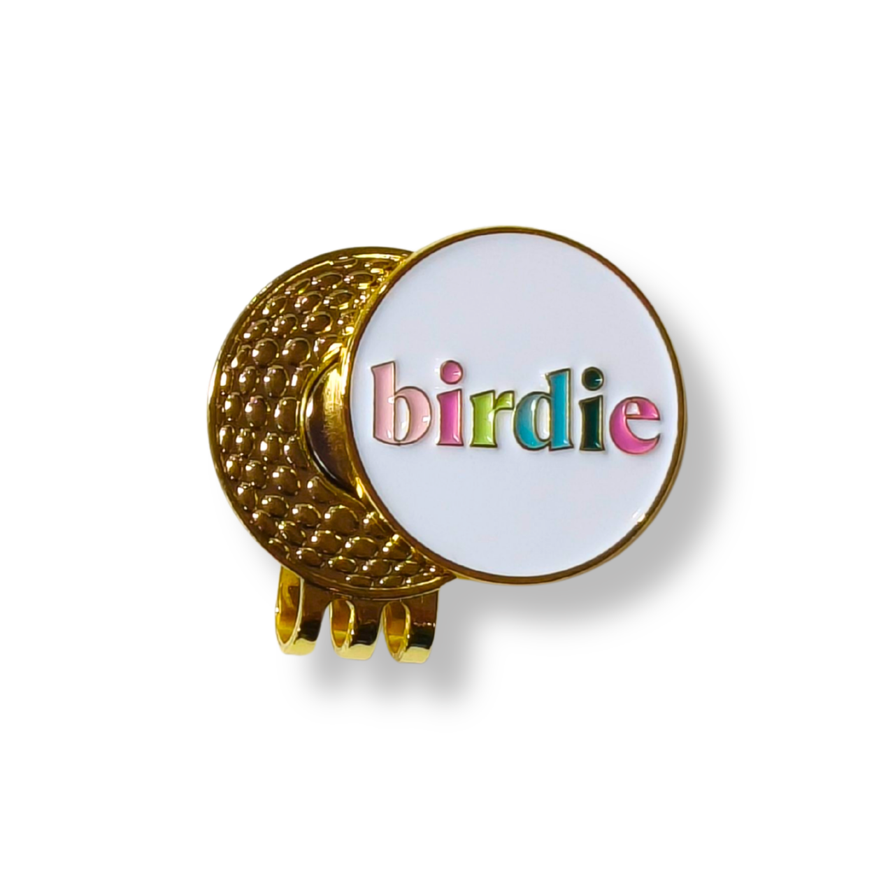 Colorful Birdie Golf Ball Marker Hat Clip