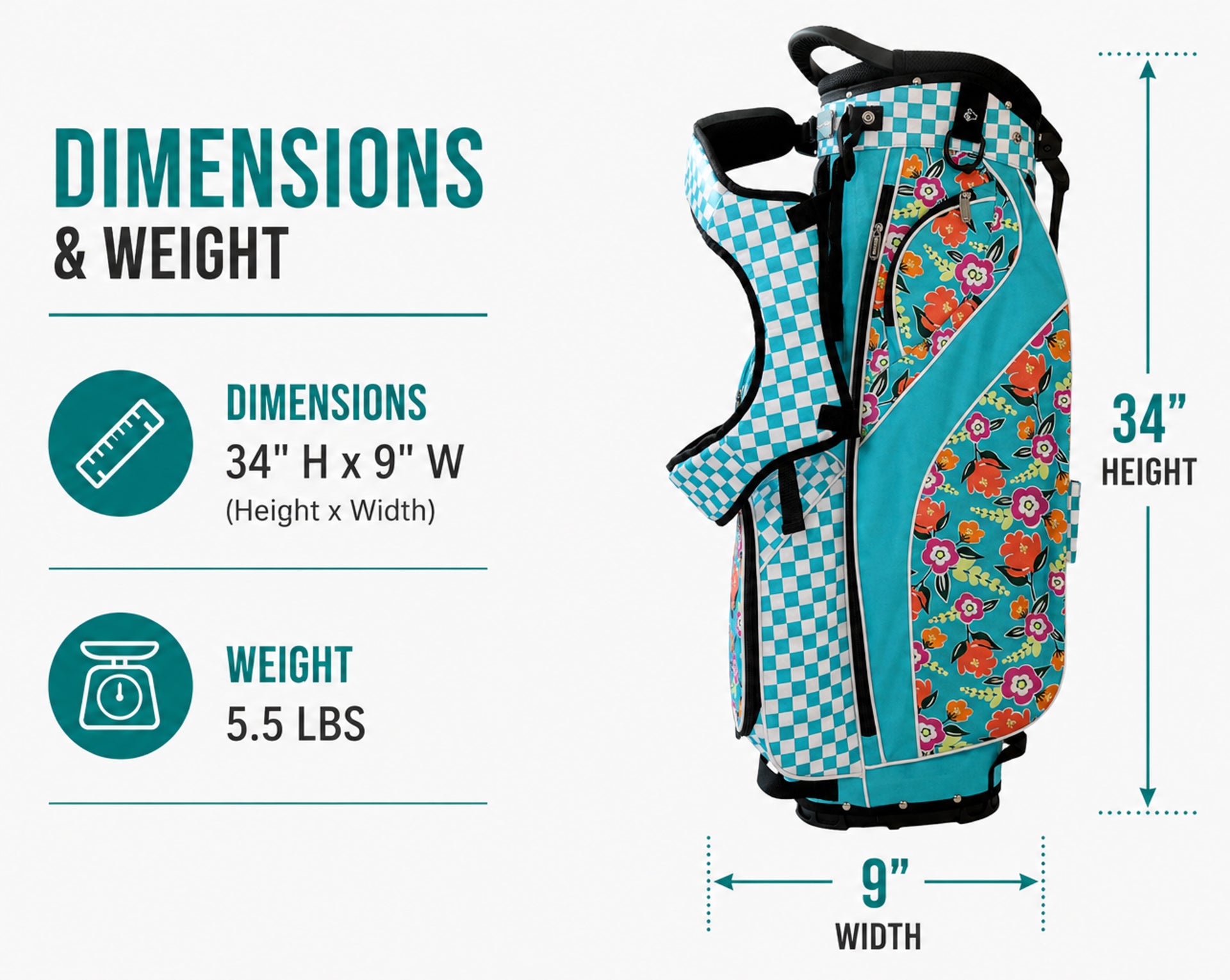 Stand Golf Bag Dimensions