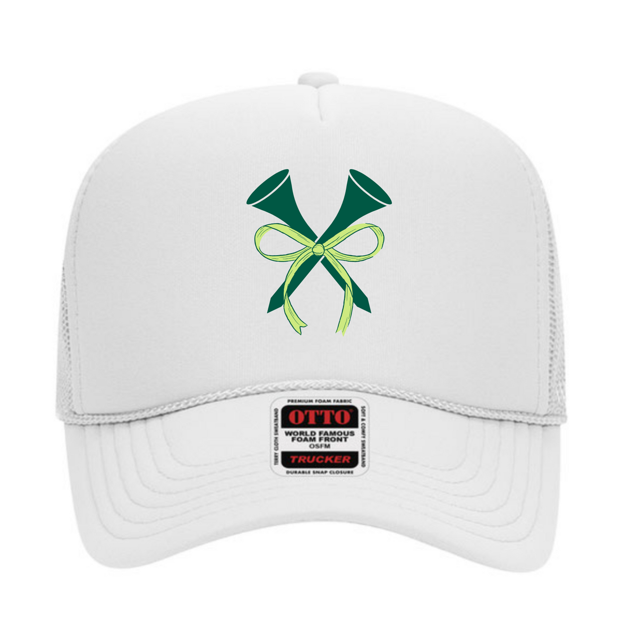 Green Golf Tees and Bow Trucker Hat