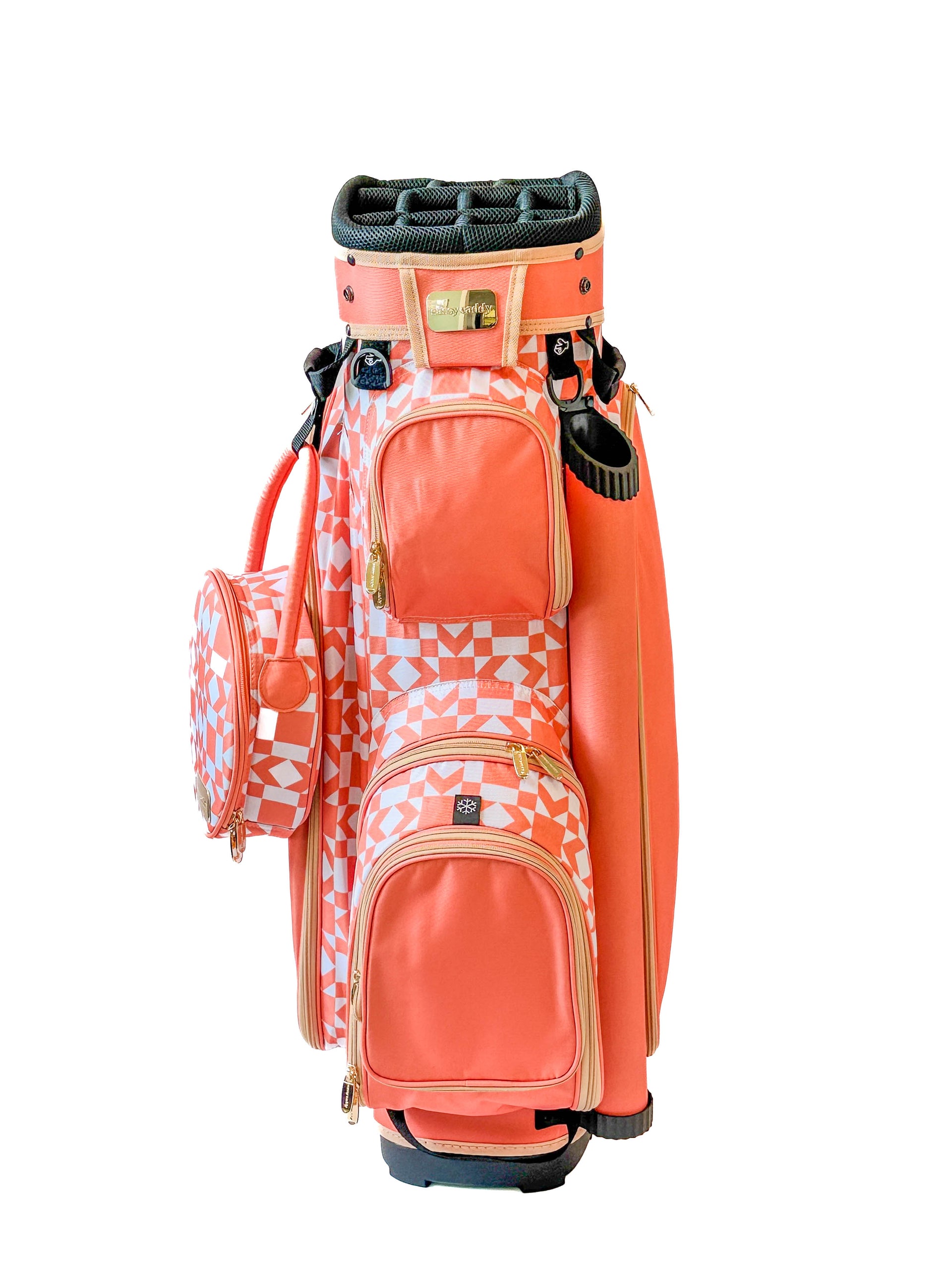 Lightweight golf cart bag for women Lancaster print