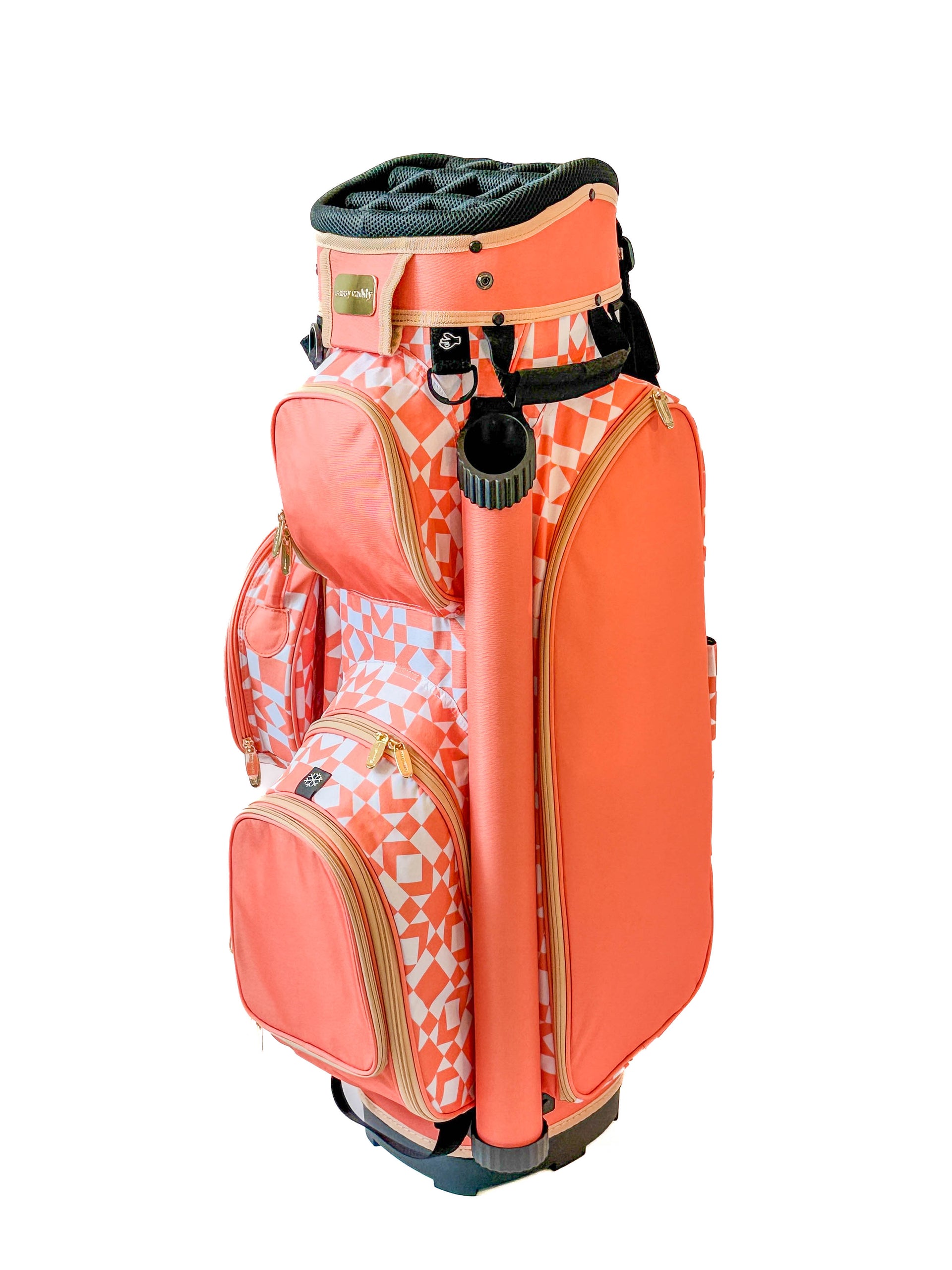 Lightweight golf cart bag for women side view