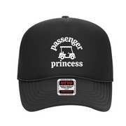 Women’s golf trucker hat with Passenger Princess design