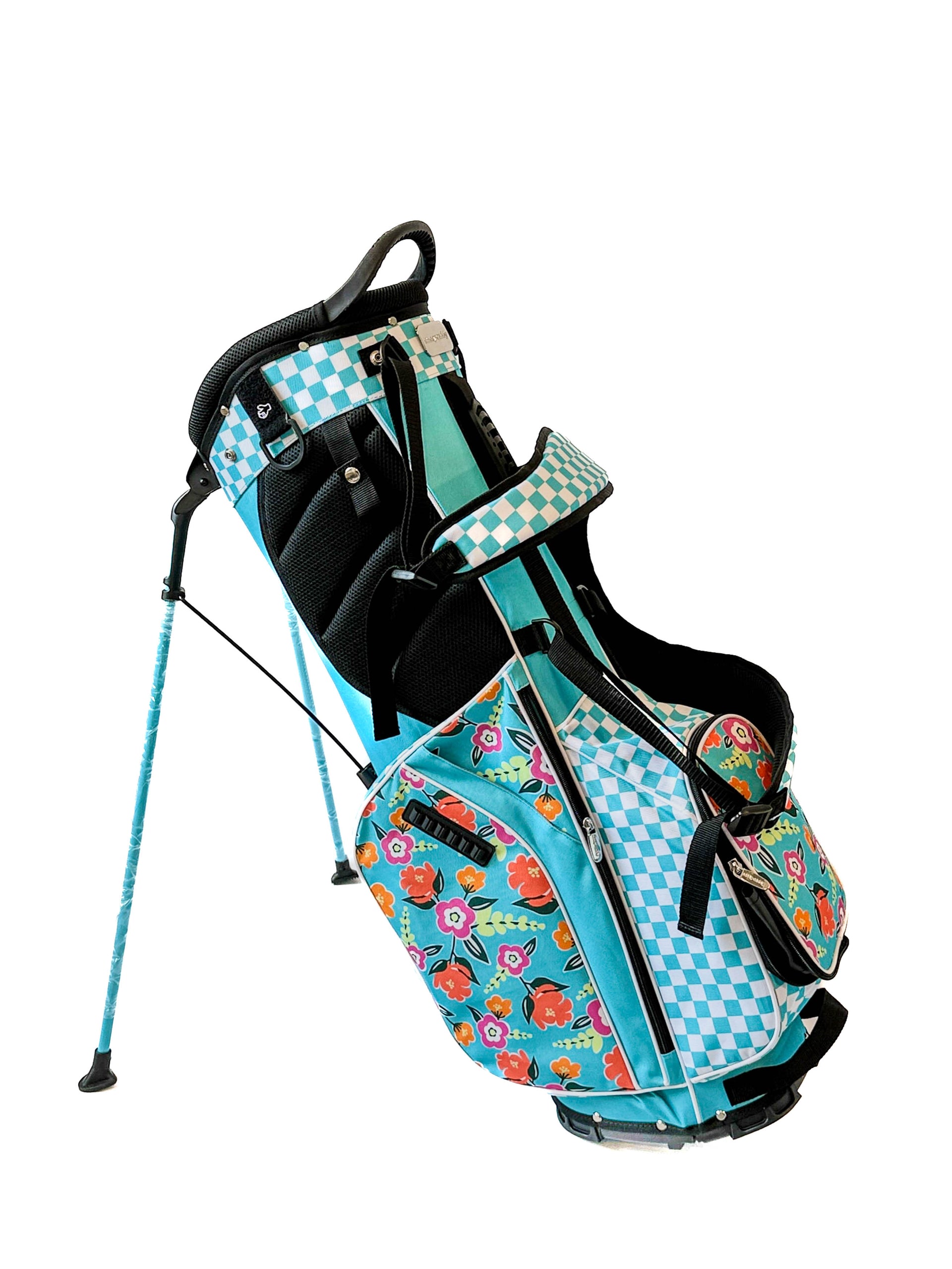 Women’s lightweight stand golf bag Bali print