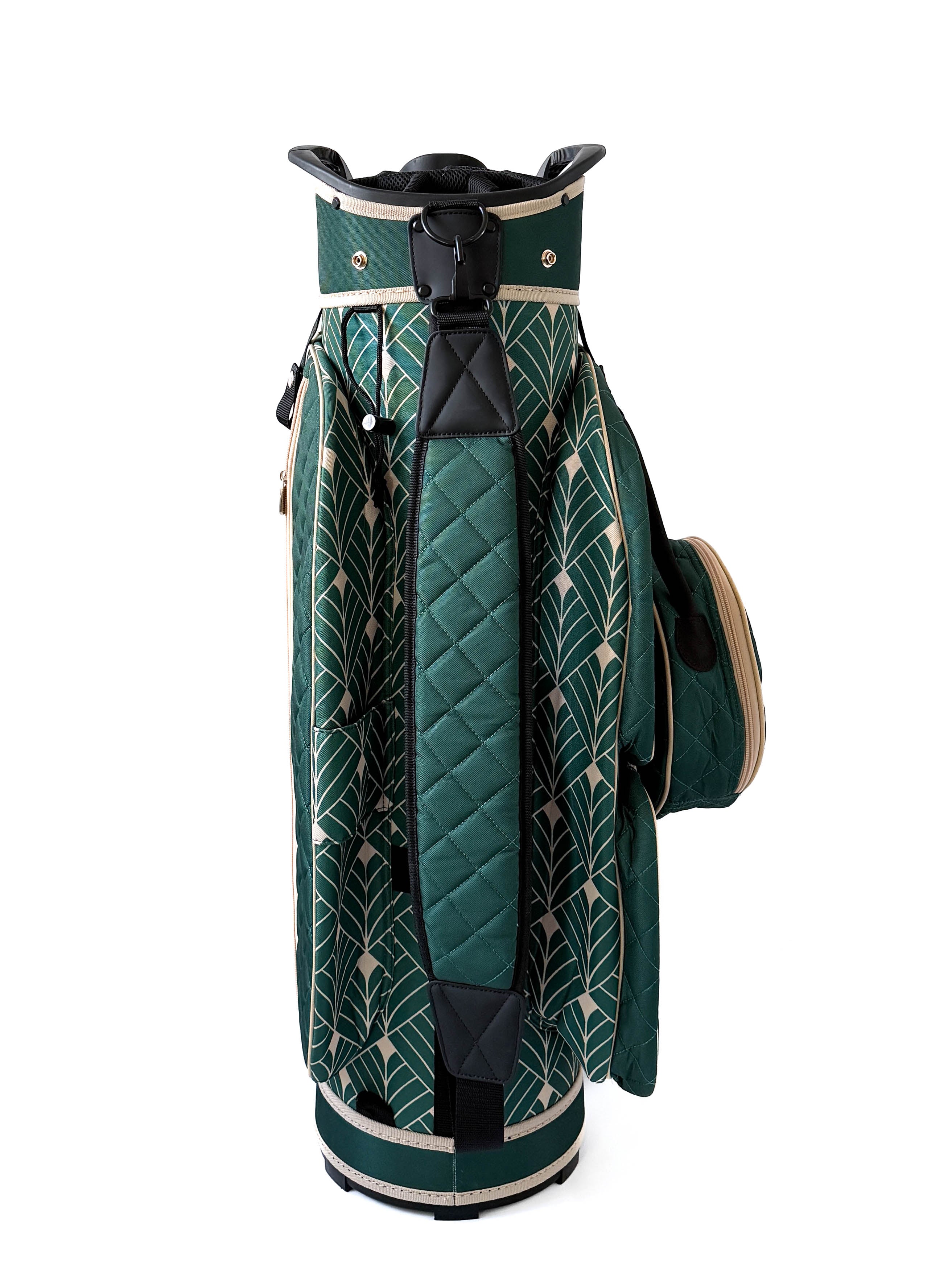 Women's Forest Green 14-Way Golf Cart Bag | Sassy Caddy