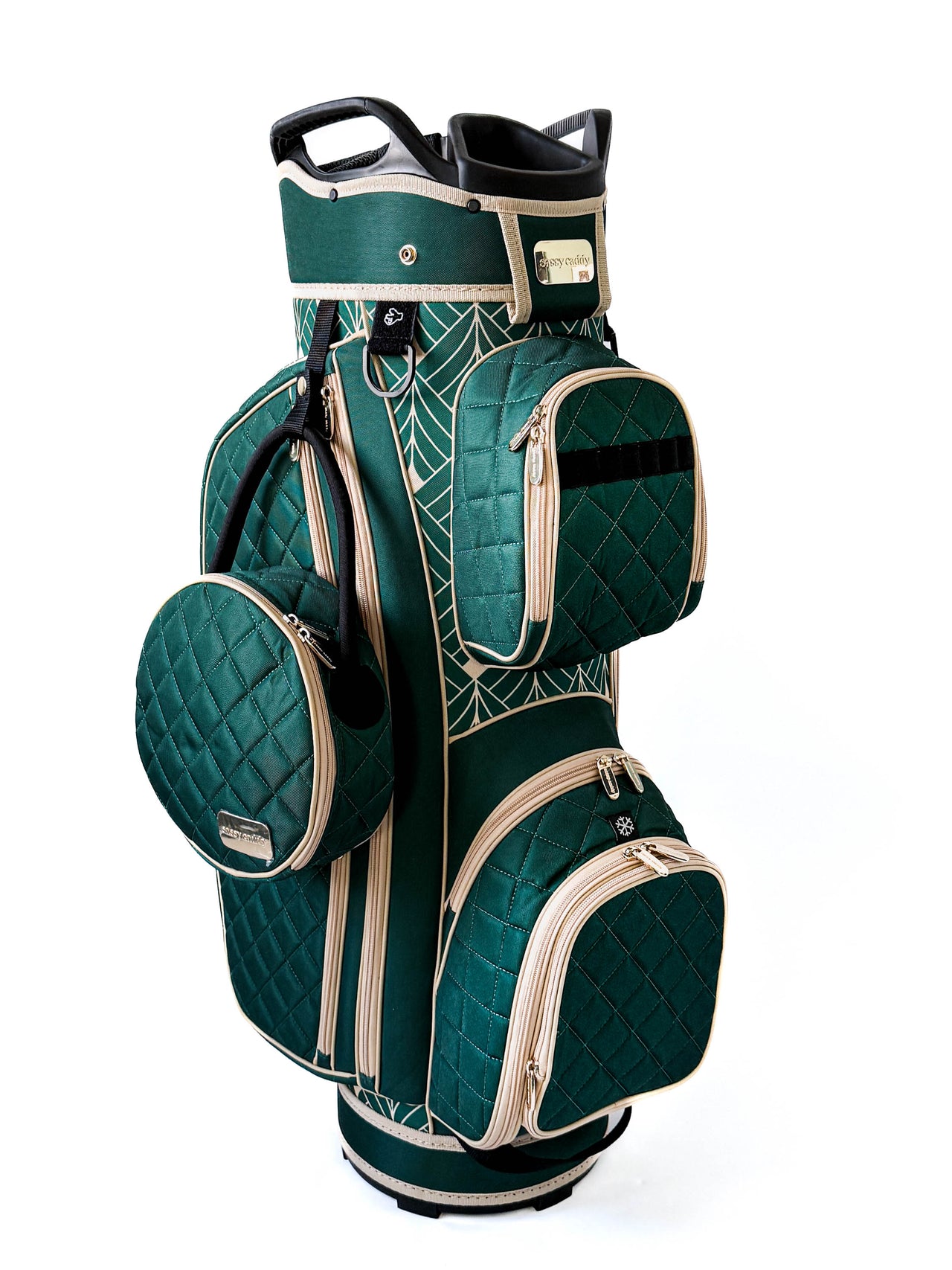 Versailles Women’s Deluxe Golf Cart Bag – Forest Green